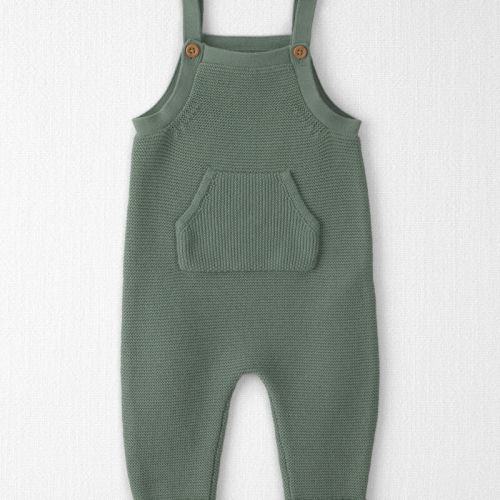 Baby Organic Cotton Sweater Knit Overalls | Carter’s Oshkosh Canada