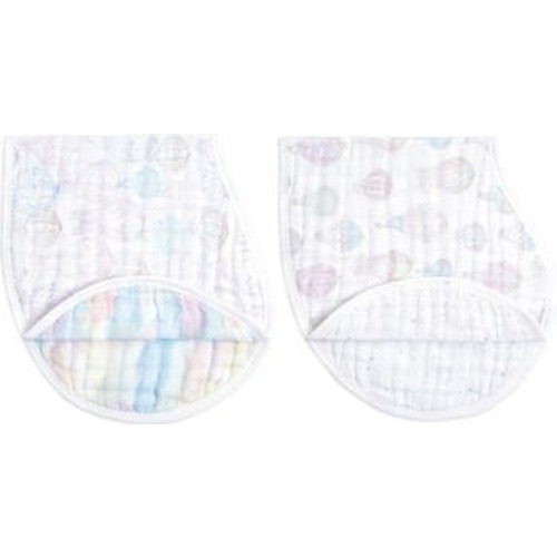 2-Pack Organic Cotton Burpy Bibs