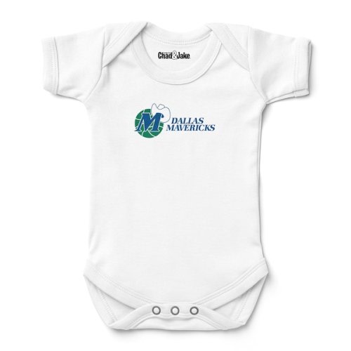 Newborn & Infant Dallas Mavericks Chad & Jake White Hardwood Classic Bodysuit