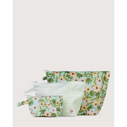 The Handy Trio - Pouch Set - Seaflower – The Somewhere Co. USA