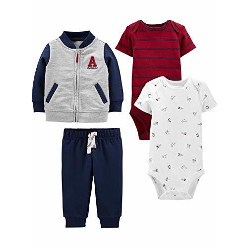 Simple Joys by Carter's baby-boys 4-piece Jacket, Pant, and Bodysuit Set
