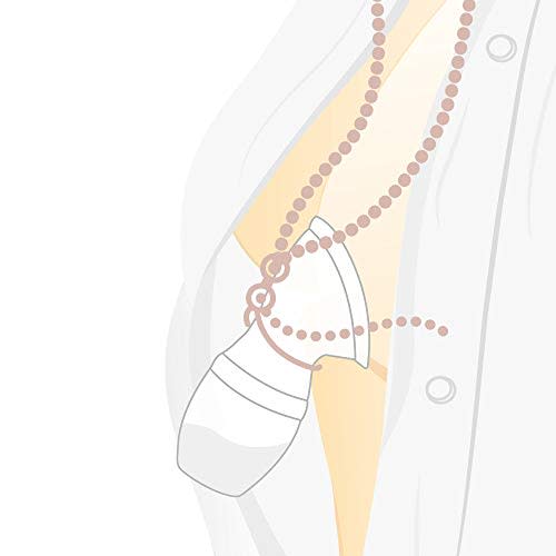 haakaa Silicone Strap Suitable for Gen.1/2/3 Manual Breast Pump Prevent Breast Pump from Falling off During Use (Blush Color) -1pc