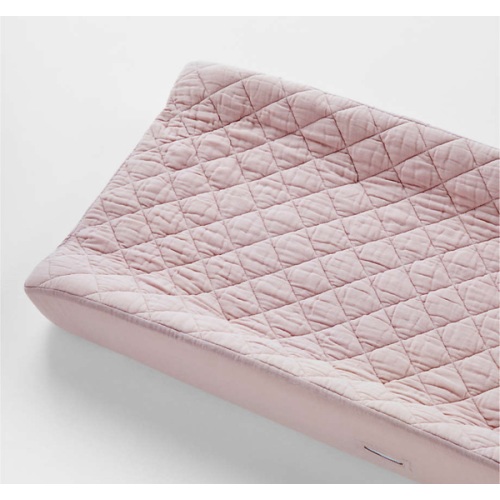 Supersoft Lilac Rose Organic Cotton Gauze Baby Changing Pad Cover