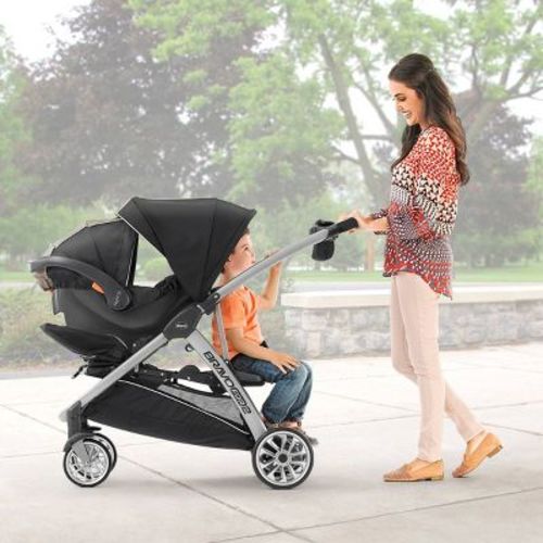 Chicco BravoFor2 Standing/Sitting Double Stroller - Iron