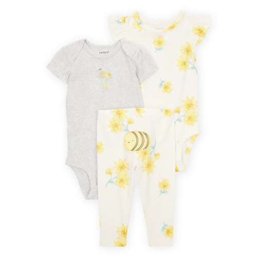 Baby 3-Piece Bee Little Character Set® - Cream/Yellow - Carter's | Carter's