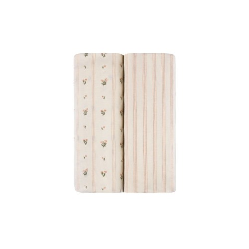 Baby Fitted Crib Sheet Set 2 Pack