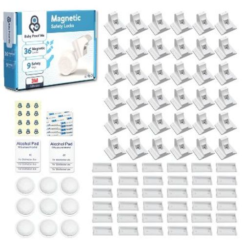 Baby Proof Me | Magnetic Safety Lock Kit (36Locks + 9Keys)