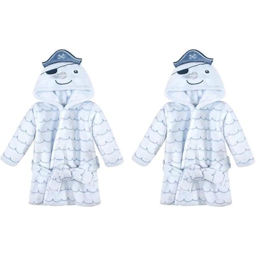 Hudson Baby Unisex Baby Plush Animal Face Bathrobe