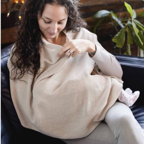 Cozy Canopy™ Natural Nursing Cover for Baby | Burt's Bees Baby®
