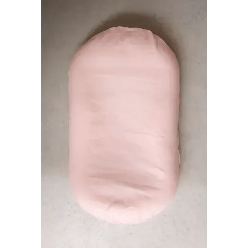 Baby Lounger Nest + Peachy Pink Linen Cover