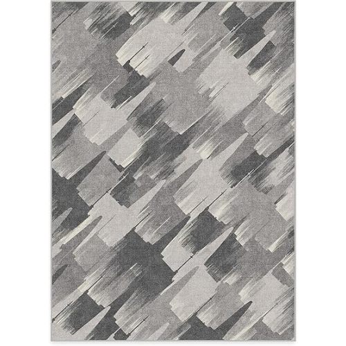 RUGGABLE x Star Wars Washable Area Rug – Rogue Squadron Grey 5x7, Stain-Resistant, Non-Slip with Standard Pad – Medium Machine Washable Rugs for Living Room, Bedroom, Hallway, Entryway & Office