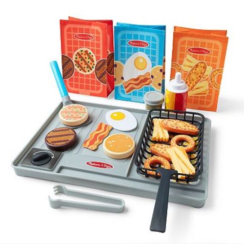 Melissa & Doug Flip & Fry Grill Play Set with Color Changing Water