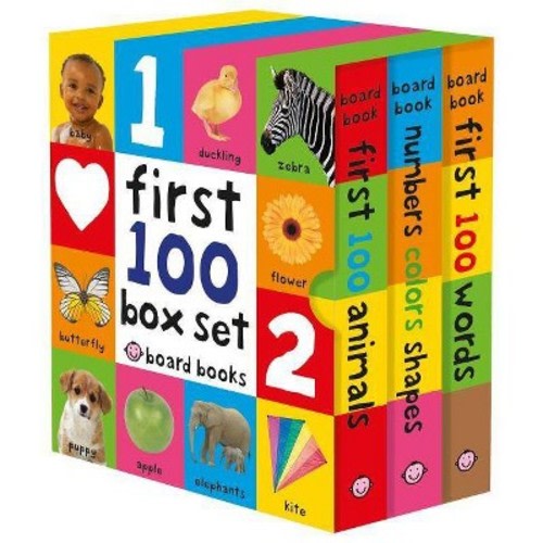 First 100 Board Book Box Set - by Roger Priddy