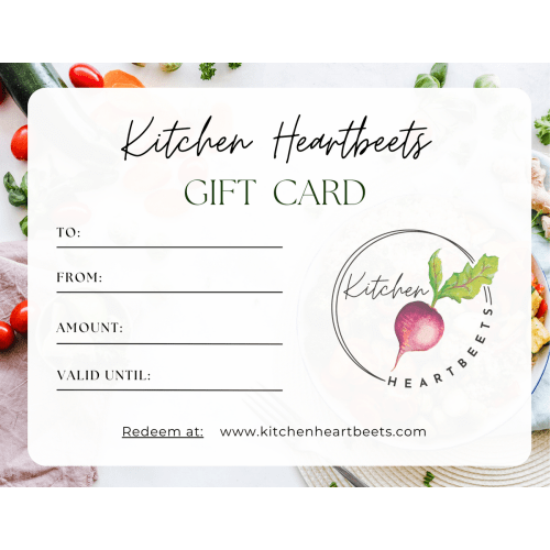 Kitchen Heartbeets Meals Gift Card