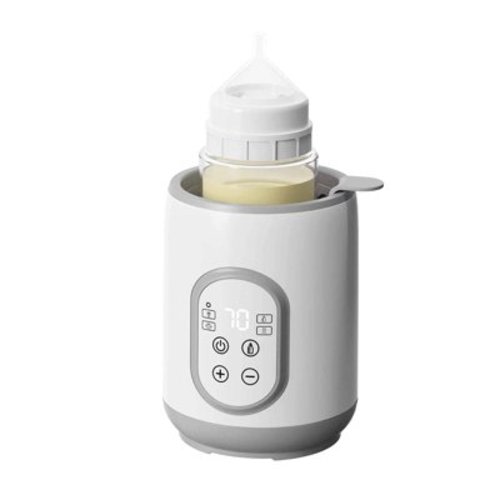 Strikey Bottle Warmer, 8-in-1 Fast Baby Milk Warmer with Timer for Breastmilk or Formula, Accurate Temperature Control, with Defrost, Sterili-zing, Keep, Heat Baby Food Jars Function, White