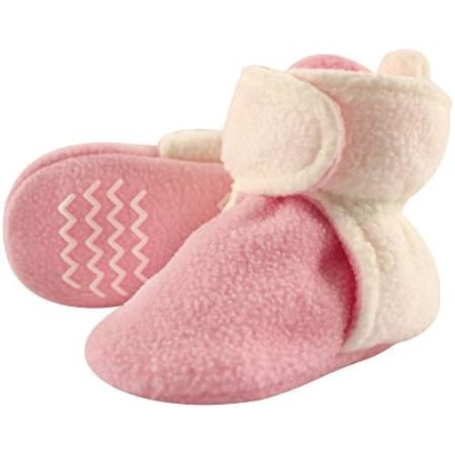 Hudson Baby Unisex-Child Cozy Fleece Booties Winter Accessory Set