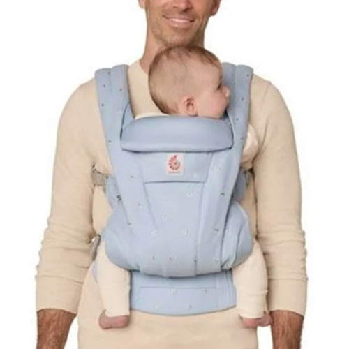 Omni Deluxe Baby Carrier | Ergobaby | Serene Blue Flowers