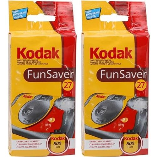 Kodak Funsaver One Time Use Film Camera (2-pack)