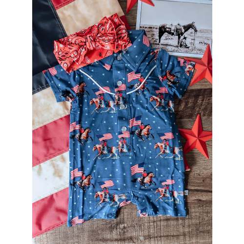 Gallup Short Sleeve Bamboo Collard Shortalls