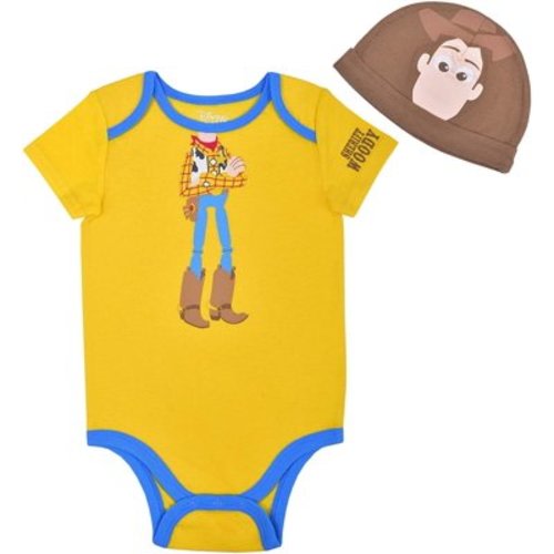 Disney Pixar Toy Story Baby Boys Short Sleeve Onesie, Yellow, 18 Months