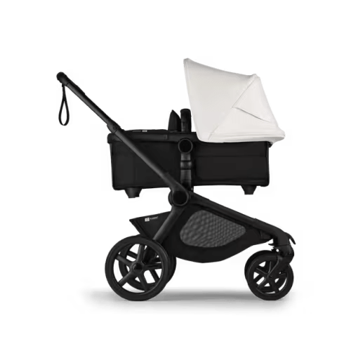 Bugaboo Kangaroo 2-in-1 stroller moon grey sun canopy, moon grey fabrics, black base | Bugaboo
