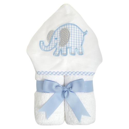 PASTEL ELEPHANT HOODED TOWEL