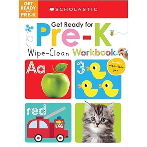 Get Ready for Pre-K Wipe-Clean Workbook: Scholastic Early Learners (Wipe-Clean)