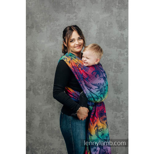 Baby Wrap, Jacquard Weave (100% cotton) - JURASSIC PARK - NEW ERA - size M