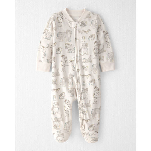 Baby Organic Cotton Sleep & Play Pajama in Pet Print - Little Planet | Carter's