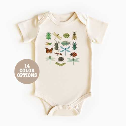 Bugs Baby Onesie®, Future Entomologist Baby, Cute Baby Onesie®, Bug Lover Baby Onesie®, Science Lover Baby Onesie®, Retro Baby Onesies®