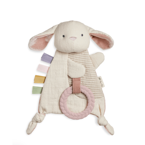 Bitzy Crinkle™ Sensory Crinkle Toy With Teether - Bunny