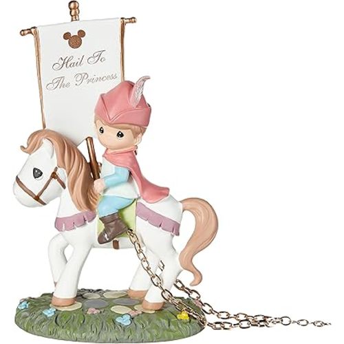 Precious Moments Disney Showcase Collection, "Hail to the Princess" - Disney Birthday Parade Resin Figurine, 104402 - Heartfelt Collectible Decor