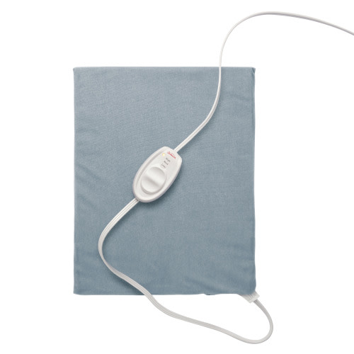 Sunbeam Heating Pad with Controller and 3 Heat Settings, 12" x 15" Blue Frost, 1 Count