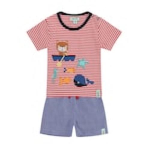 Lilly + Sid 2-Piece Sid's Boat Short Set (Baby Boy) at Von Maur
