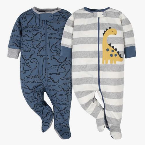 Gerber Baby Boys' 2-Pack Sleep N Play - newborn