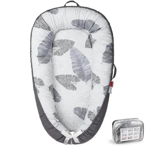 Baby Lounger - Breathable & Soft Baby Nest, Portable and Lightweight Tummy Time Lounger for Home and Travel, Ideal Newborn Babies Essentials Baby Shower Gifts
