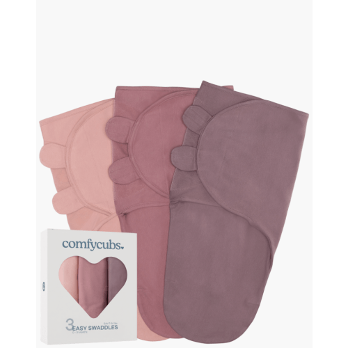 Easy Swaddle Blankets - Pack of 3, Small/Medium