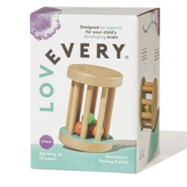 Lovevery Montessori Rolling Rattle