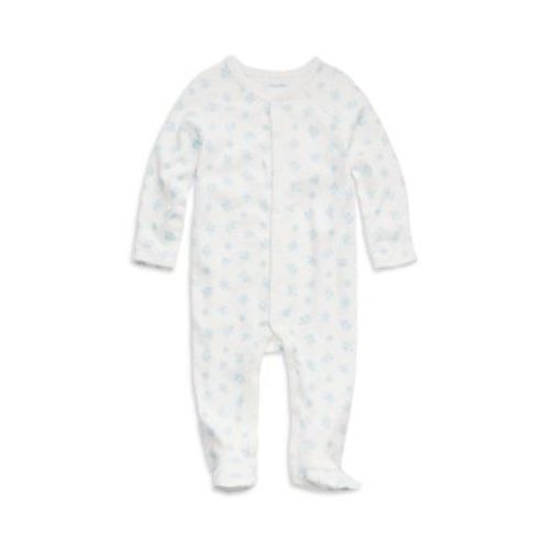 Unisex Printed Cotton Footie - Baby