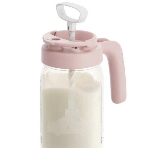 Glass Formula And Breastmilk Mixing Pitcher with Mixing Handle