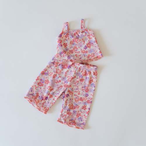 Pant Set in Pink Peony