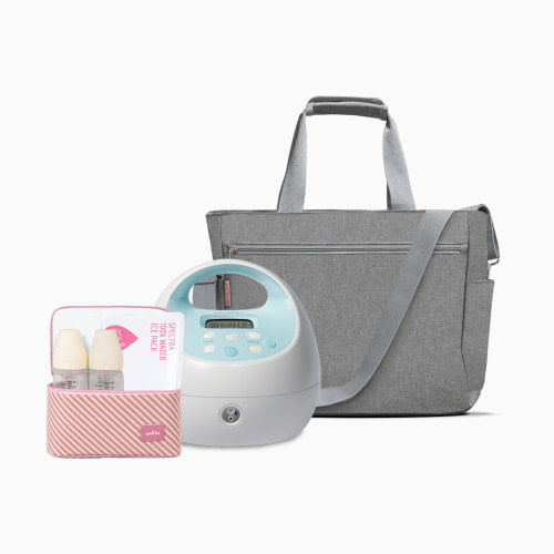 Spectra S1 Plus Electric Breast Pump with Tote Bag and Accessories