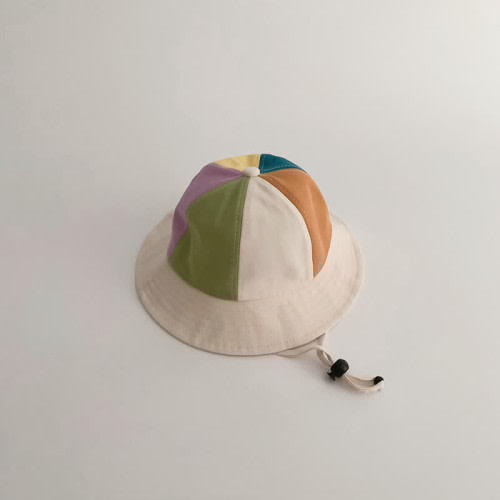 Baby Color Block Sun Bucket Hat