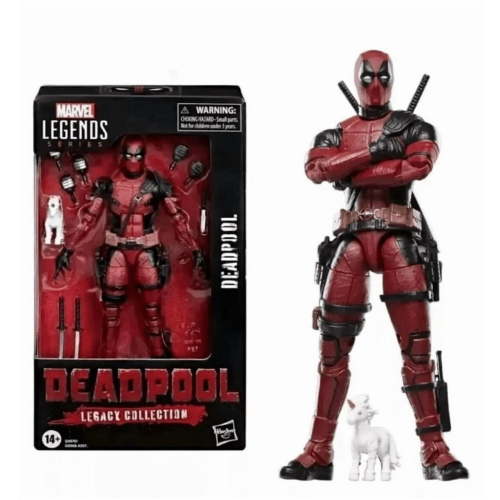 DEADPOOL Legacy Collection 6" Red Action Figure, NEW Legends Series, Superhero Collectible, Perfect for Holiday and Birthday Gifts