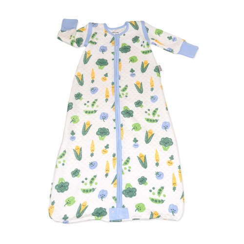 Bamboo Classic Sleeping Sack w/Detachable Sleeves 1 TOG(Farmers Market - https://silkberrybaby.com/