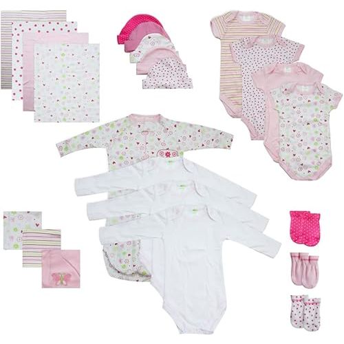 Spasilk Baby Essential 23 Piece Layette Set for Newborns and Infants, 0-6 Months