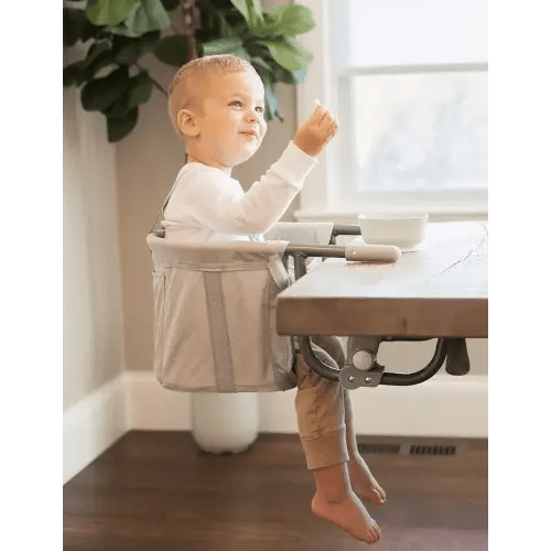 Regalo Easy Diner - Silla alta de enganche, marca galardonada, incluye bolsillo de almacenamiento, parachoques de goma para proteger superficies y diseño plegable compacto rápido para uso doméstico y