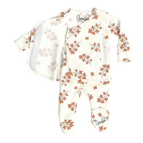 Footie - Posy – Bonsie Skin to Skin Babywear