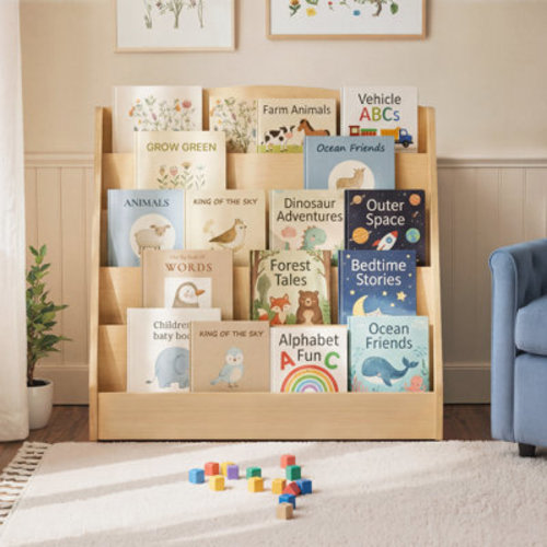Ebern Designs Lavernon Bookcases for Rooms Natural Book Display Shelve Book Shelves -5-Tier & Reviews | Wayfair