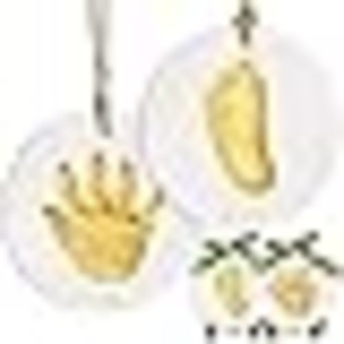 Amazon.com : Baby Hand and Footprint Kit Girls, Boys - Personalized Baby Footprint Ornament Kit,Newborn Keepsake Gifts for New Mom,Easy to Use Handprint Makers,Cute Shower & Mother's Day Gifts(Gold Paint, Cherish) : Baby